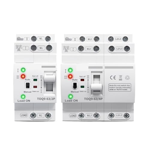 Solución a los cortes de luz con el interruptor automático TOQ9 Slim 4P de cambio instantáneo 63A