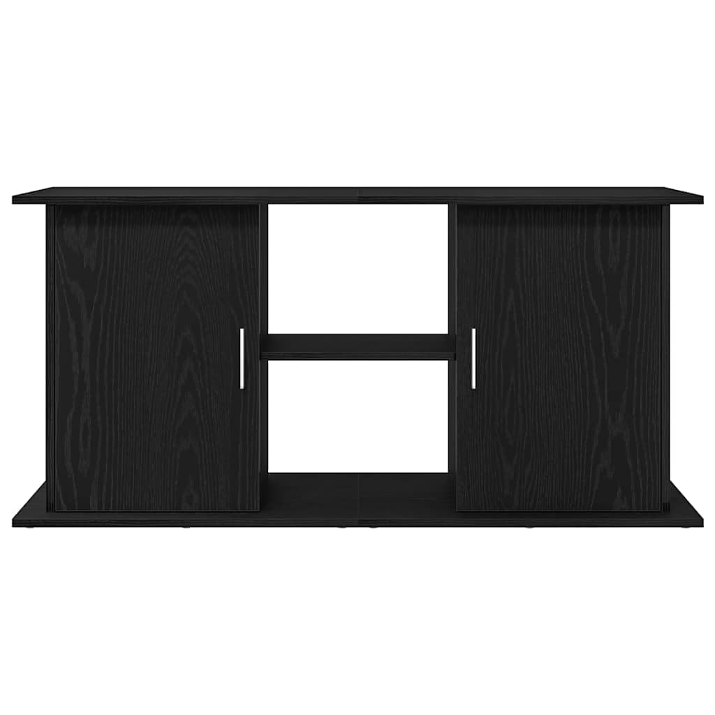 Tomostar Support pour Aquarium, Meuble pour Aquarium Meuble de Base Table d'aquarium chêne noir 121x41x58 cm bois d'ingénierie