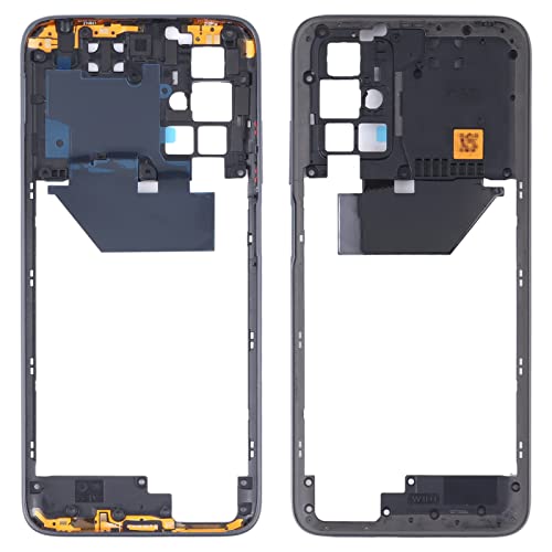 Compatible avec Xiaomi Redmi 10/Redmi 10 Prime/Redmi Note 11 4G/Redmi 10 2022 MIDDLE FRAME SCOCCA CADRE CENTRALE AVEC CADRE LATÉRALE + TOUTES VOLUME Grey Cover