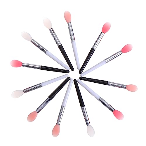 Gatuida Silicone Lip Mask Lip Brush Set 12 Piece Makeup Brush Kit for Birthday