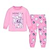 Pjs Set, 2 PC Merch, Rumi Mira Zoe Music Party Pajamas Nighties, Kids Girls Boys Sleepwear Pyjamas Sets (UK, Age, 4 Years, Regular, 1-pink)