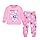 Pjs Set, 2 PC Merch, Rumi Mira Zoe Music Party Pajamas Nighties, Kids Girls Boys Sleepwear Pyjamas Sets (UK, Age, 4 Years, Regular, 1-pink)