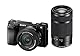 Sony Alpha 6100 | APS-C Spiegellose Kamera | Bundle mit Sony 16-50mm & 55-210 Objektiv | Schneller 0,02s Autofokus mit Augenerkennung für Mensch und Tier, 4K-Filmaufnahmen und neigbares Display