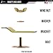 Premium Sink Clips-10 Pack Kit, Undermount Sink Clips, Sink Brackets, Bathroom Sink Clips, Kitchen Sink Clips, Epoxy Sink Clips, Sink Clip, Heavy Duty Sink Clips
