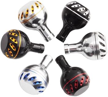 1PCS Replacement New Parts Aluminum Reel Power Knob 30 35 38mm for Daiwa Spinning Reels 38mm Silver/Blue 1pcs
