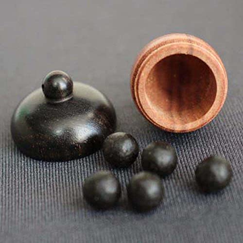 10Pcs Mini Acorns Solid Wood Medicine Pill Box Portable Sandalwood Acorn Pill Case Tablets Storage Sealed Can For Outdoor #TOP3