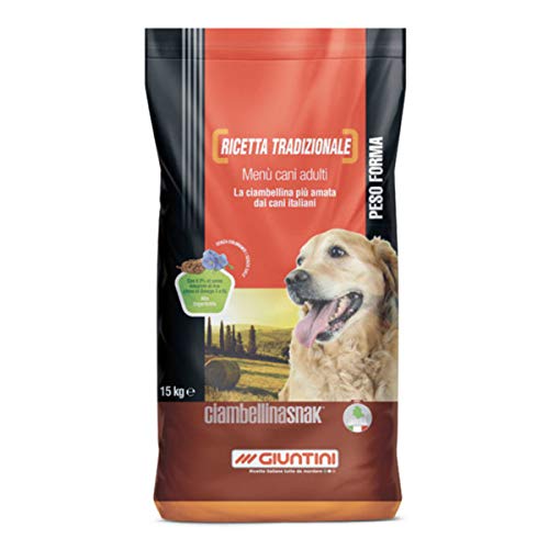 Giuntini Pienso completo para perros adultos, ideal también para perros mayores, 4 kg