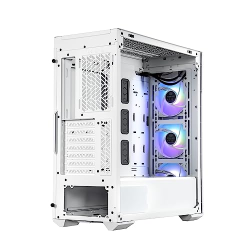 Miniatura 4 de Cooler Master MasterBox TD500 Mesh V2 – Caja PC Mid-Tower E-ATX, Malla Poligonal, 3x120mm Ventiladores ARGB Preinstalados, Panel Superior Extraíble, Panel Lateral Vidrio Templado, USB C 10Gbps, Blanco