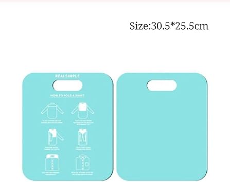 Zerodis Shirt Folding Board, Tshirt Folding Board Clothes Folding Board Plastic Laundry Folder Home Storage Tool for Adults (Blue)