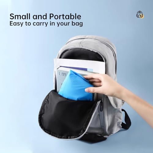 Rain Ponchos for Adults Reusable, Portable Raincoat with Hood, 2-Pack Rain Coat for Emergency3