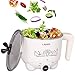1L Liven Electric Hot Pot with SUS 304 Inner Pot, Cook Noodles and Boil Water Eggs Easy,Small Electric Cooker 600W 120V HG-X1007