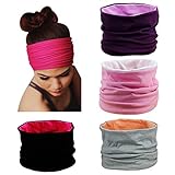 accesorios yoga rosario Paquete incluye 4 piezas venda de pelo deportivo para mujer y hombre