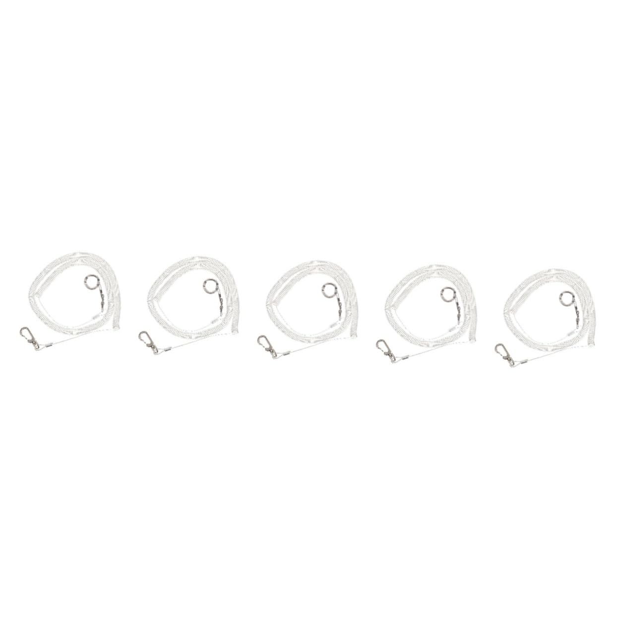 Beavorty 5 Pezzi Elegante Set di Addestramento per Pappagalli con Corda di Trazione per Uccelli Guinzaglio per Uccelli Facile da Indossare per Uccelli