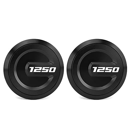 Modeer for R1250GS Adventure R1250HP R1250RT 2018-2022 Motorcycle Decor Accessories Swingarm Frame Hole Caps Cover Plug Set R 1250 GS adv GSA R1250GSA (Black*2)