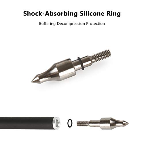 The7Box Carbon Crossbow Bolts 20 Inch Crossbolt Arrows For Archery Hunting Target Practice, 4 Inch Blade 125 Grain Arrowheads (Pack Of 12) #TOP6