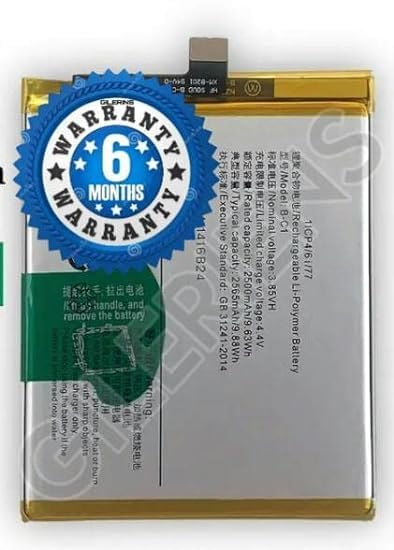 Image of Original B-C1 Battery for Vivo Y53 /53i / 1606 Battery with 6 Month Warranty** (BB219)