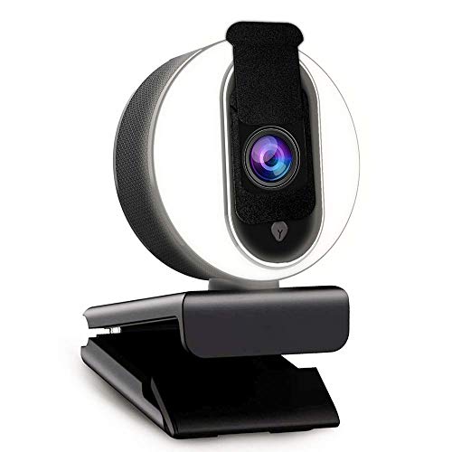 2K Webcam with Microphone & Privacy Cover, Walfront QHD Web Camera for Computer Desktop Laptop 1