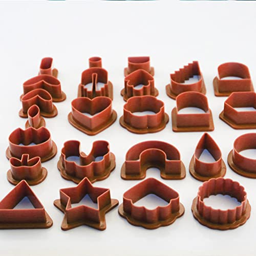 Bozaap 142 Pcs Polymer Clay Cutters Set,Multi Shapes Clay Polymer Cutters with Earring Hooks and Jump Rings,Clay Earring Cutters for DIY Jewelry Earrings - Image 4