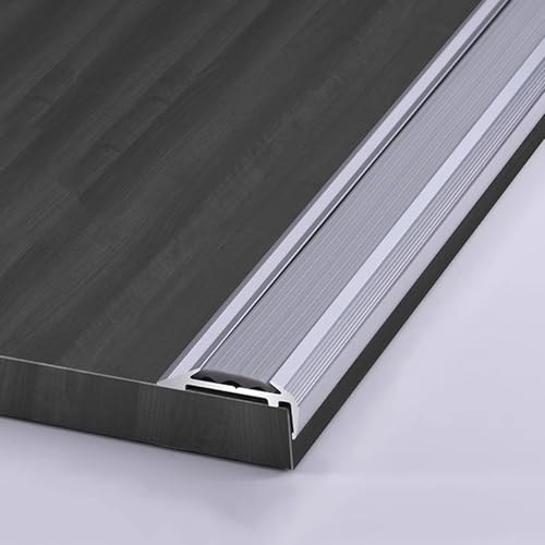 ���O�p����~�ߊK�i�肷��/���ݔ�/����� ����~�߃A���~���K�i�G�b�W�v���e�N�^�[ L���^���� �����E���O�K�i�p ���t���ȒP(Silver Gray 32mm,2pcs 0.9m/3ft)