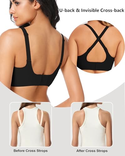 Gailife Bras for Women No Underwire Wave Wireless Bras Seamless Full Coverage Push Up Bralettes Lift Everyday Bras4