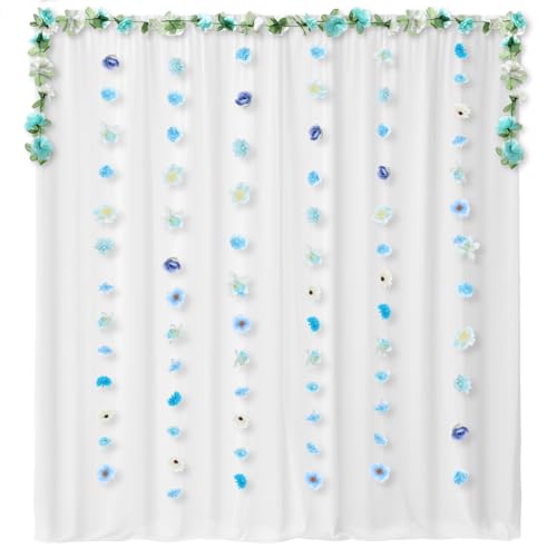 Solsew Wedding Decoration Backdrop Set 9.84 x 4.92 ft White
