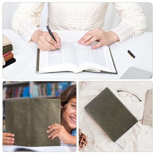 Aplufine Capas de Livros para Brochuras, Capa de Veludo para Amantes de Livros, Capa de Tecido para