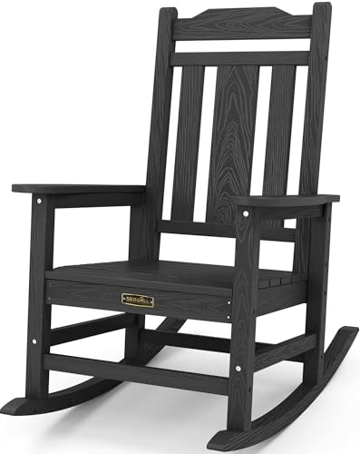SERWALL Oversized HDPE Rocking Chair