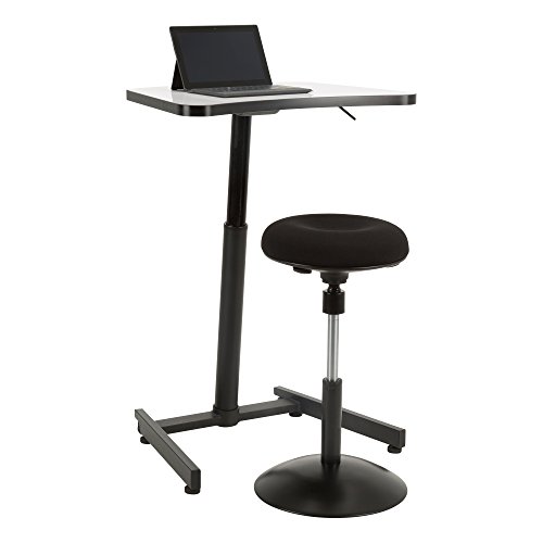 Image of Norwood Commercial Furniture Active Stool with Adjustable Height Pivot Round Seat, Black NOR-NIL1716F-BK-SO