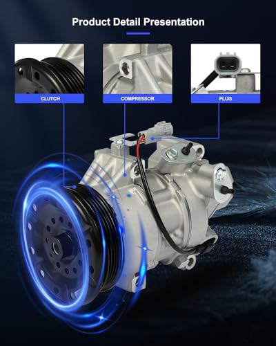 Image of ECCPP AC Compressor for Scion xA xB 2004 2005 2006 Fast Cooling