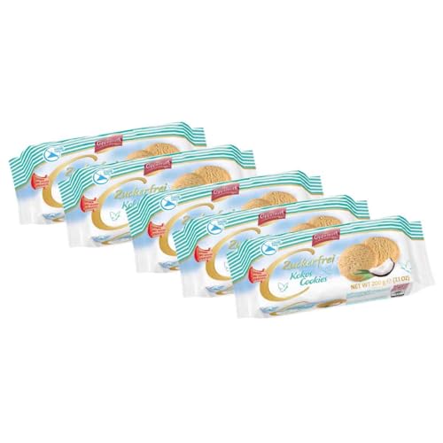 Coppenrath zuckerfrei Kokos Cookies (5 x 200 g)