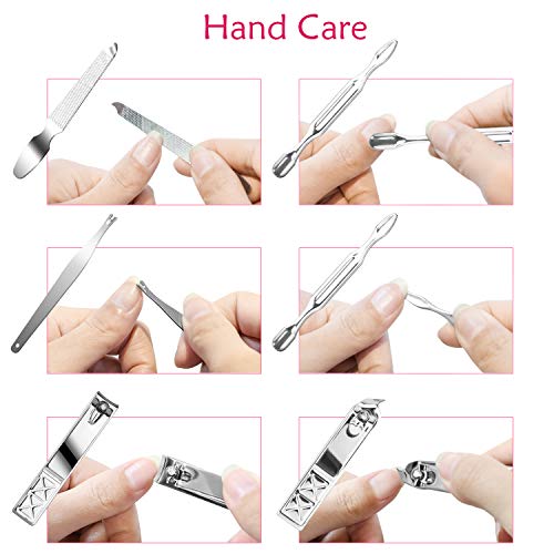 Nagelset Teamkio Nagelknipser und Nagelfeilen für Damen