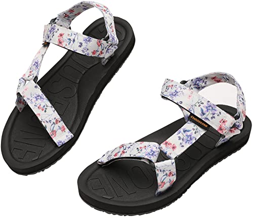 Chooseone Women's Sport Sandals Hiking Sandals Athletic Sandal With Arch Support Yoga Mat Insole Outdoor Light Weight Water Shoes #TOP3