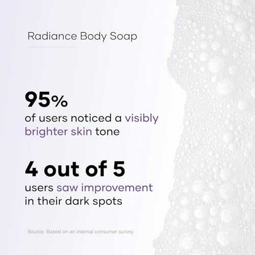 Image of Cureskin Radiance Body Soap | For Pigmentation & Sun Damage with Alpha Arbutin, Kojic Acid and Ucuba Butter | Soap Tan Removal, 75 g (Pack of 6)