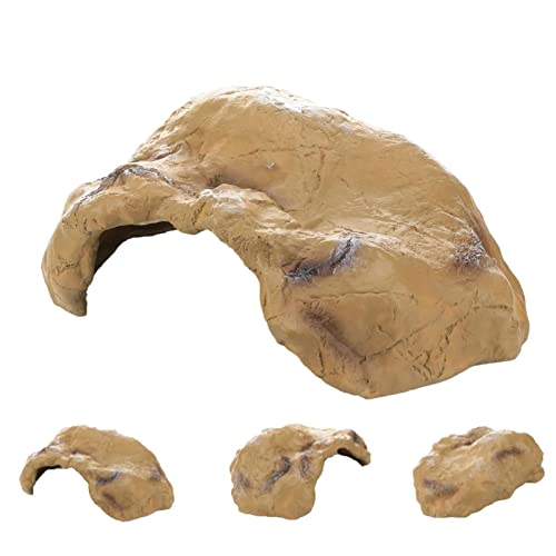 Esconderijo do tanque de peixes de répteis, Turtle Reptile Basking Hide, Acessórios de tanque de cav