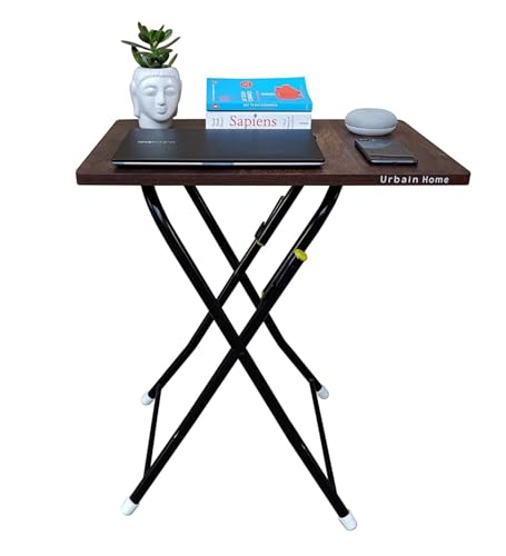 Urbain Home Folding Study Table I Foldable Laptop Table I Portable Breakfast Table I Multipurpose Children's Table (Matte Finish, Walnut) - Image 6