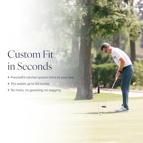 Nexbelt Aluminum Alligator Ratchet Golf Belt – For Casual Wear and Golfing - Quick Release Button – Fits up to 50" Waist3