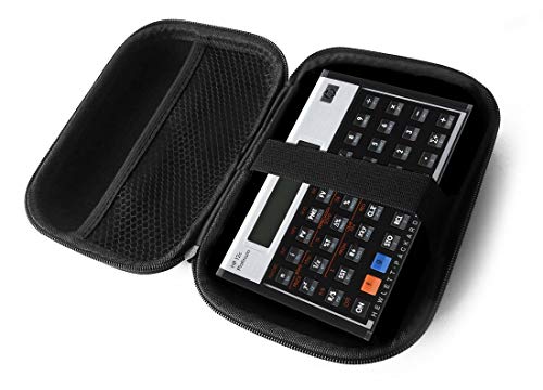 FitSand Hard Case for HP 12C Platinum Calculator Travel Zipper Carry EVA Hard Box