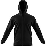 Regular fit adidas M Mh Plain FZ Sudadera, Hombre, Black