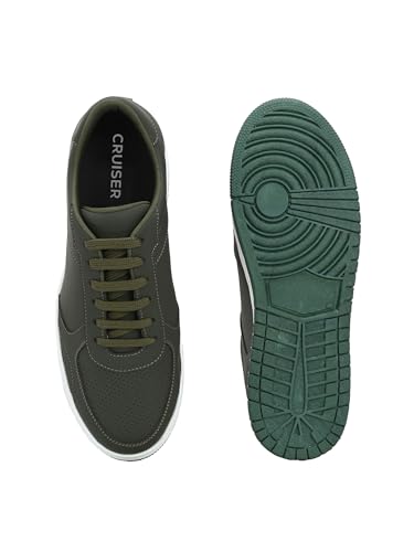 Image of Cruiser Mens Sneaker Comfort & Style with Soft Cushioned Insole | Classic Canvas Sneakers for Effortless Style | Trendy Lace-Up Design for Casual Outfits (9922)
