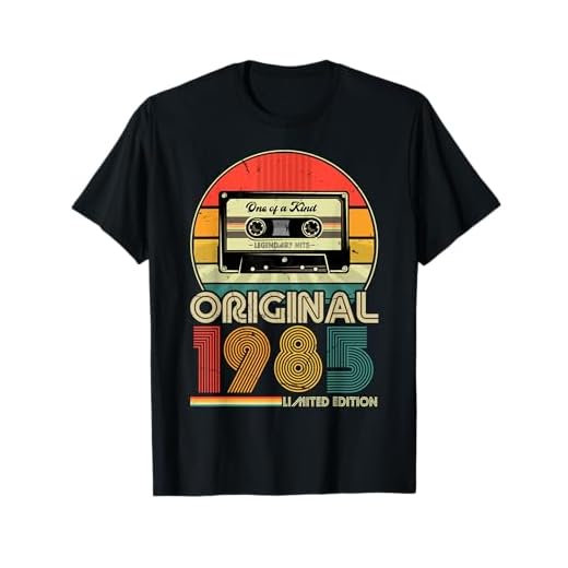 1985 Vintage Cumpleaños Retro Edición Limitada Hombres Mujer Camiseta