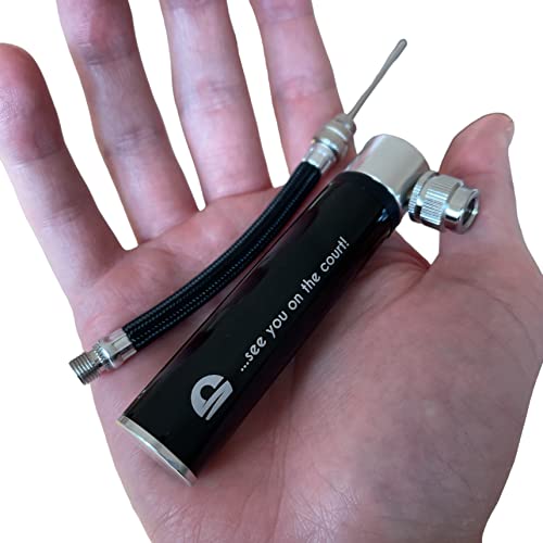 Kompakte Mini Ballpumpe mit flexiblem Schlauch, Luftpumpe für Fußball, Volleyball, Handball, Basketball und Andere Aufblasbare Bälle Cover