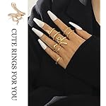 iF-YOU-30-Pcs-Vintage-Gold-Knuckle-Rings-Set-Boho-Butterfly-Snake-Stackable-Finger-Rings-for-Women-Girls-Silver-Midi-Rings-Pack