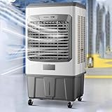 Climatizador Evaporativo Enfriador De Pantano De Resistencia Industrial Depósito De Agua De 150 L Incluye 6 Acumuladores De Hielo Y Tubería De Conexión De Agua