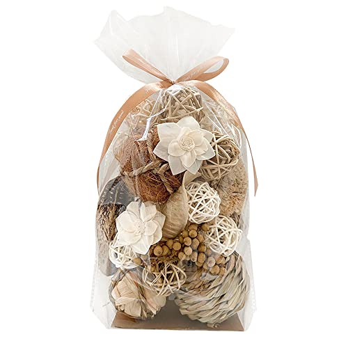 Qingbei Rina Brown Decorative Balls,Assorted Wicker Rattan Balls,Spring Bowl Vase Fillers For Centerpieces,Decorative Orbs Woven Spheres,Home Table Party Decor,Gifts For Mom #TOP20