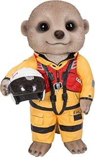 Vivid Arts Baby Meerkat RMLI Coastguard Home or Garden Decoration (XMK-2345-D)