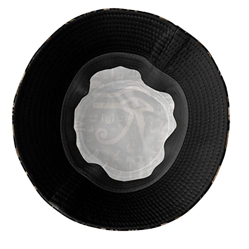 Image of Cute Ancient Egyptian Bucket Hat Egyptian Fisherman Hat Sun Protection Hat for Summer Outdoor Traveling