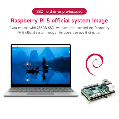 Image of Yahboom M.2 NVMe to PCIe Adapter M.2 HAT+ for Raspberry Pi5 Support M.2 NVMe SSD 2230 2242 2260 2280 Support Install Pi5 Heatsink with 256GB M.2 SSD Nvme (PCIe Adapter+256GB SSD)