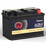 BCI Group 48 Car Battery, Maintenance Free 12V 70Ah Premium AGM Battery H6 Automotive...