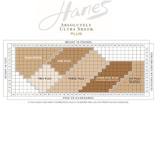 Hanes Women's Absolutely Ultra Sheer Control Top with Reinforced Toe Plus-Size4