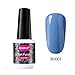 Produktbild Clavuz UV LED Nagellack UV Gel Nail Polish für Nails Art Peel Off Nagellack UV farbgel für gelnägel 8ML - Blau003